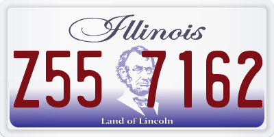 IL license plate Z557162