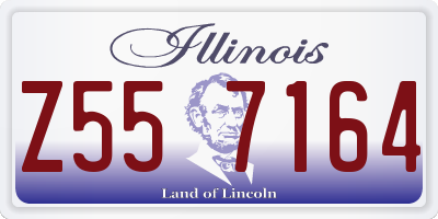 IL license plate Z557164