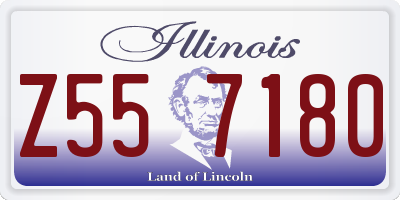 IL license plate Z557180