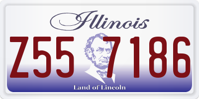 IL license plate Z557186
