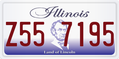 IL license plate Z557195