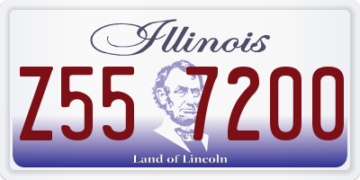 IL license plate Z557200