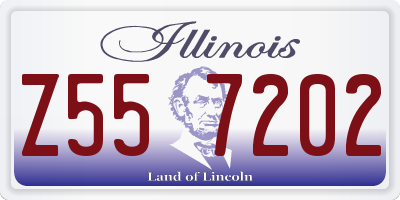 IL license plate Z557202