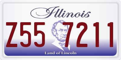 IL license plate Z557211