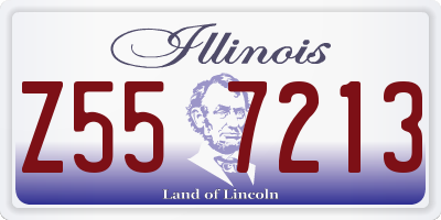 IL license plate Z557213