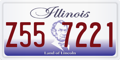 IL license plate Z557221