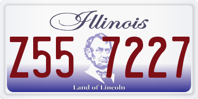IL license plate Z557227