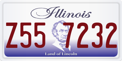IL license plate Z557232