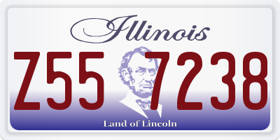 IL license plate Z557238