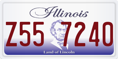 IL license plate Z557240