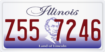 IL license plate Z557246