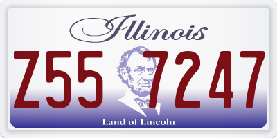 IL license plate Z557247