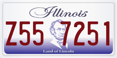 IL license plate Z557251