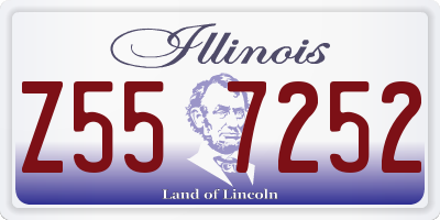 IL license plate Z557252