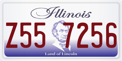 IL license plate Z557256