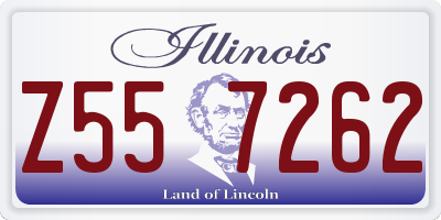 IL license plate Z557262
