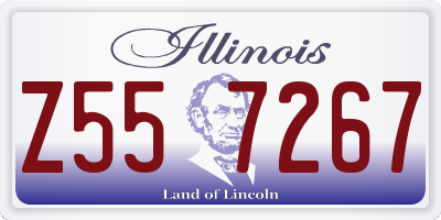 IL license plate Z557267