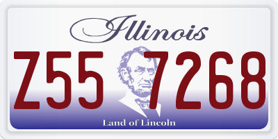 IL license plate Z557268
