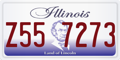IL license plate Z557273