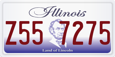 IL license plate Z557275