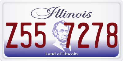 IL license plate Z557278