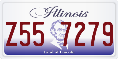 IL license plate Z557279