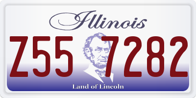 IL license plate Z557282