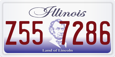 IL license plate Z557286