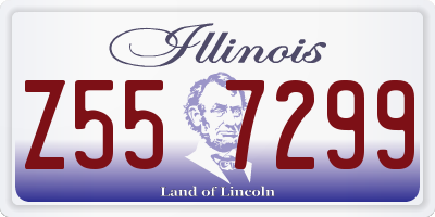 IL license plate Z557299