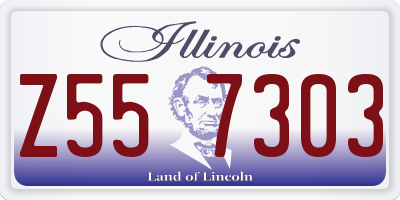 IL license plate Z557303