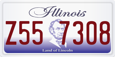 IL license plate Z557308