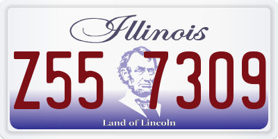 IL license plate Z557309