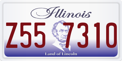 IL license plate Z557310