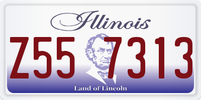IL license plate Z557313