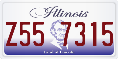 IL license plate Z557315