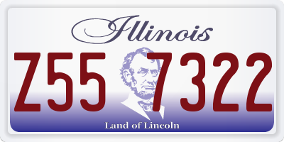 IL license plate Z557322