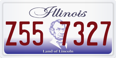 IL license plate Z557327