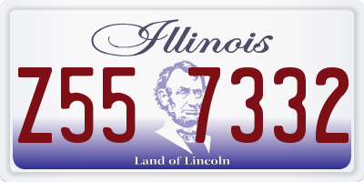 IL license plate Z557332