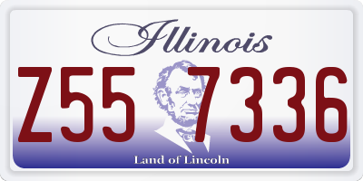 IL license plate Z557336