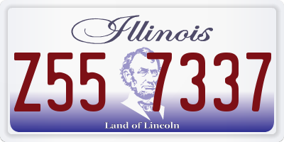 IL license plate Z557337