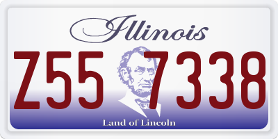 IL license plate Z557338