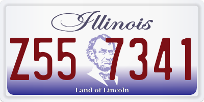 IL license plate Z557341
