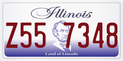 IL license plate Z557348