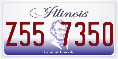 IL license plate Z557350