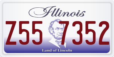 IL license plate Z557352
