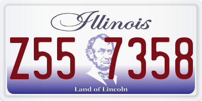 IL license plate Z557358