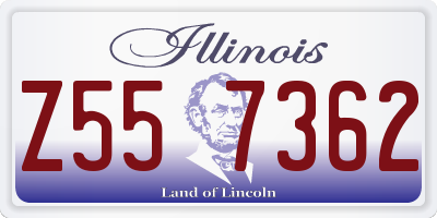 IL license plate Z557362