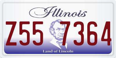 IL license plate Z557364