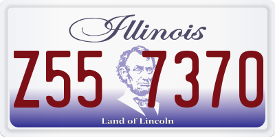 IL license plate Z557370