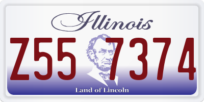 IL license plate Z557374